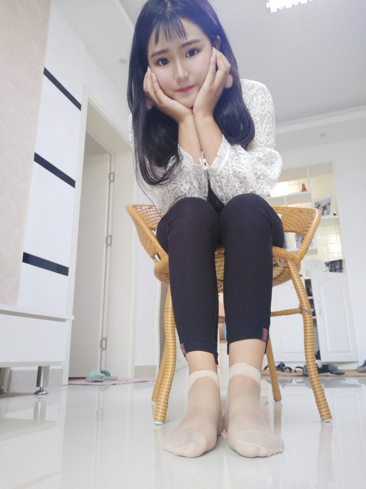 图片[87]-学妹校园寝室短丝系列033期 孙文惠[107P101M]-六色网