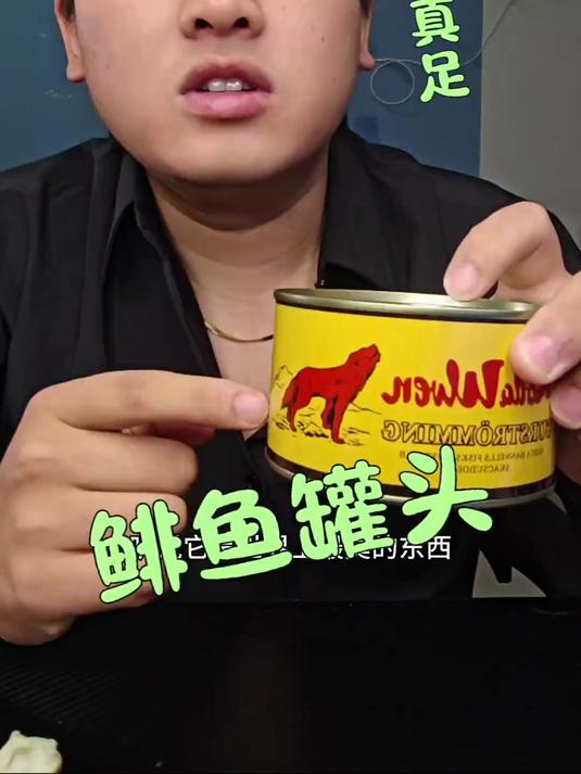 鲱鱼罐头来了，除了咸 臭是一点不臭