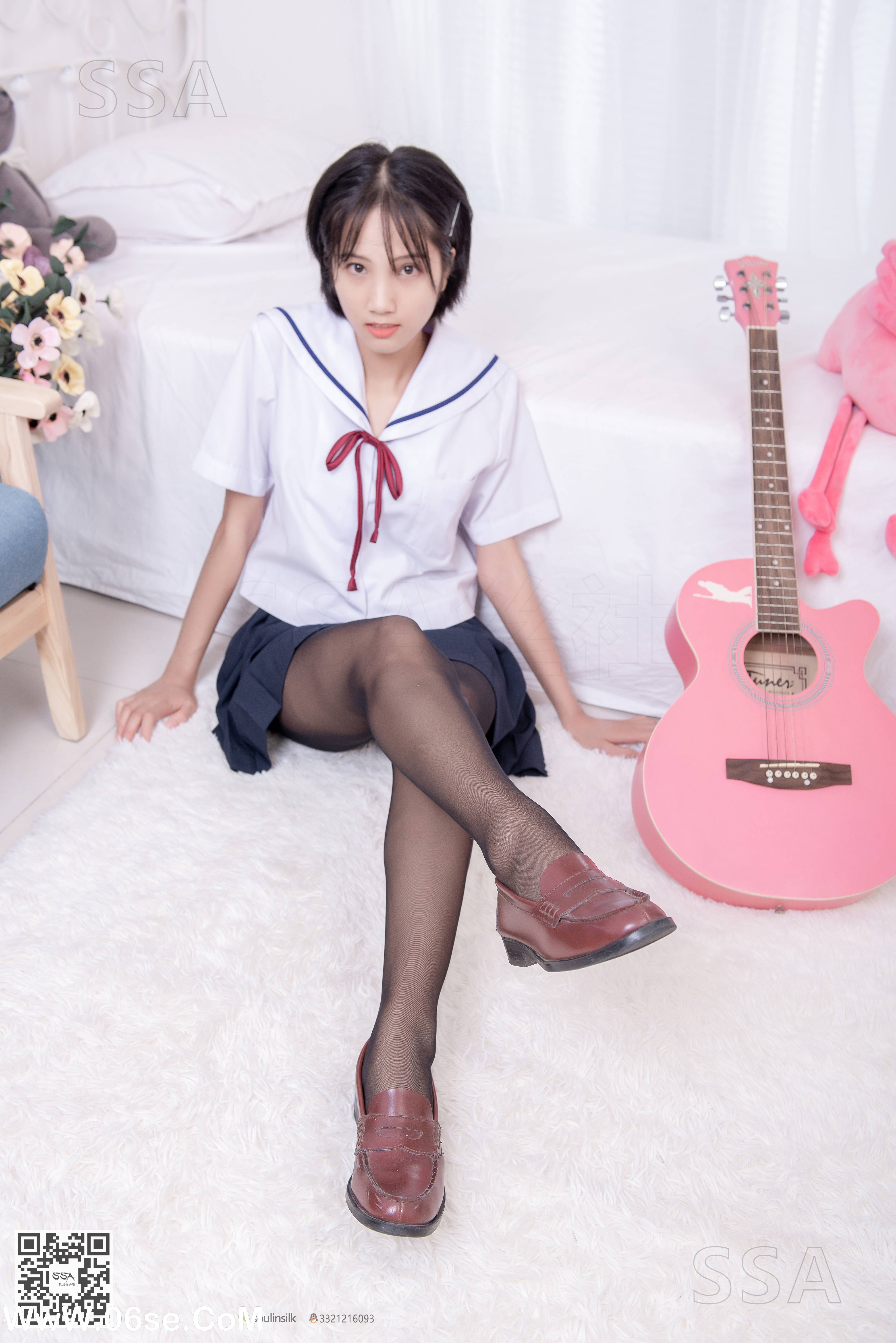 图片[49]-[SSA丝社] NO.169 小佩 JK制服黑丝[148P1.68G]-六色网