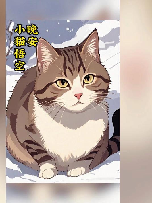 晚安,小猫悟空