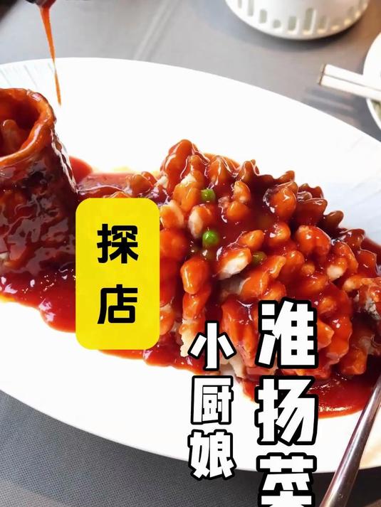 两大网红探店 小厨娘淮扬菜 风味人间同款鲜品