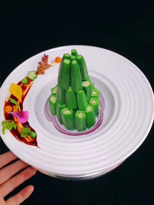 招牌冷菜 养生秋葵