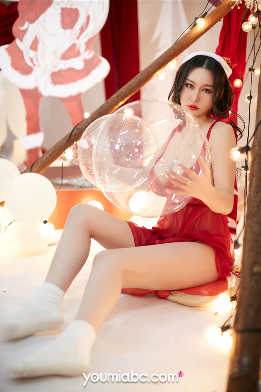 图片[22]-[YouMi尤蜜] 2019.12.24 尤蜜合辑《情聚圣诞》[62+1P46M]-六色网