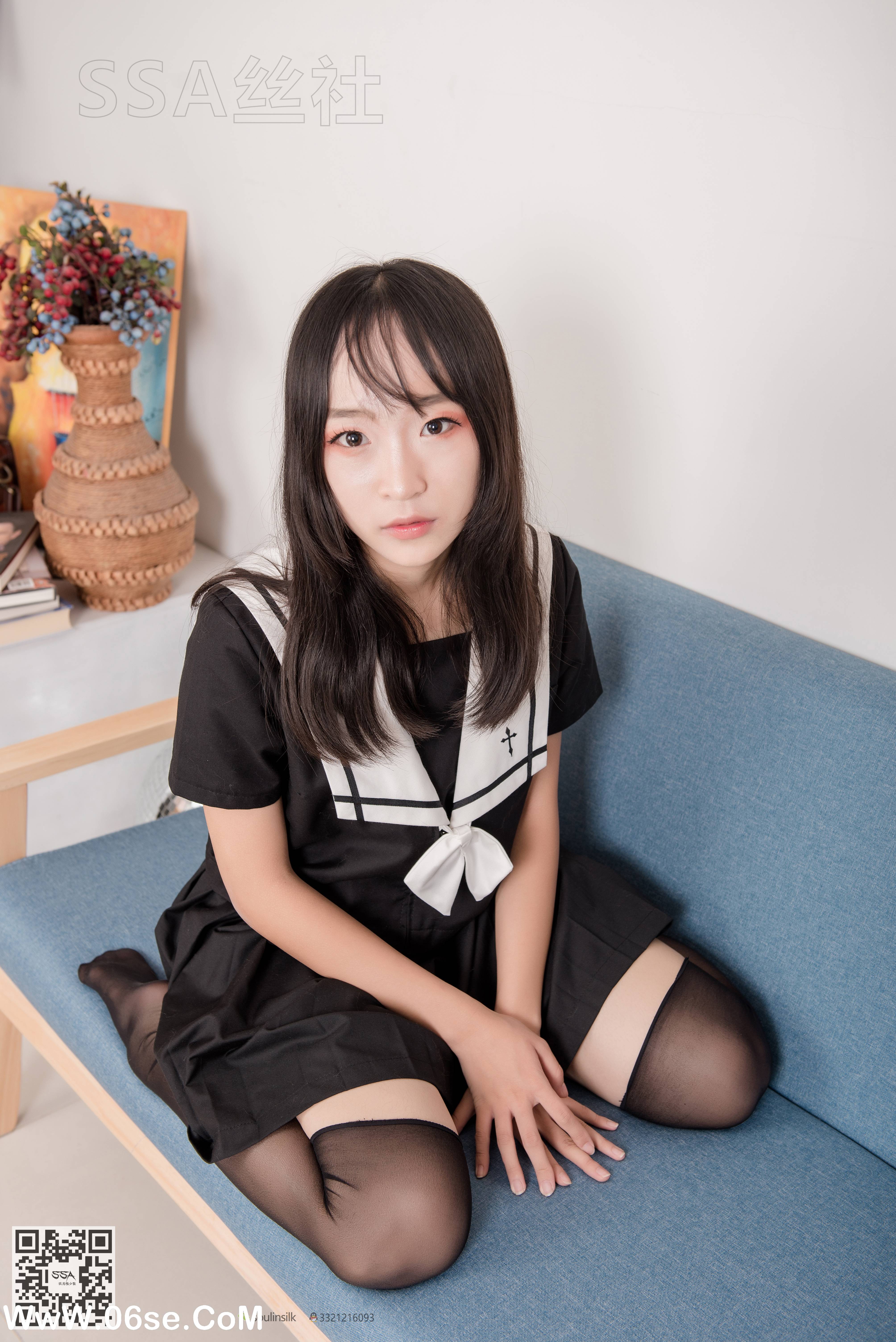 图片[77]-[SSA丝社] NO.135 甘子 16的芳华少女长筒黑丝[116P1.61G]-六色网
