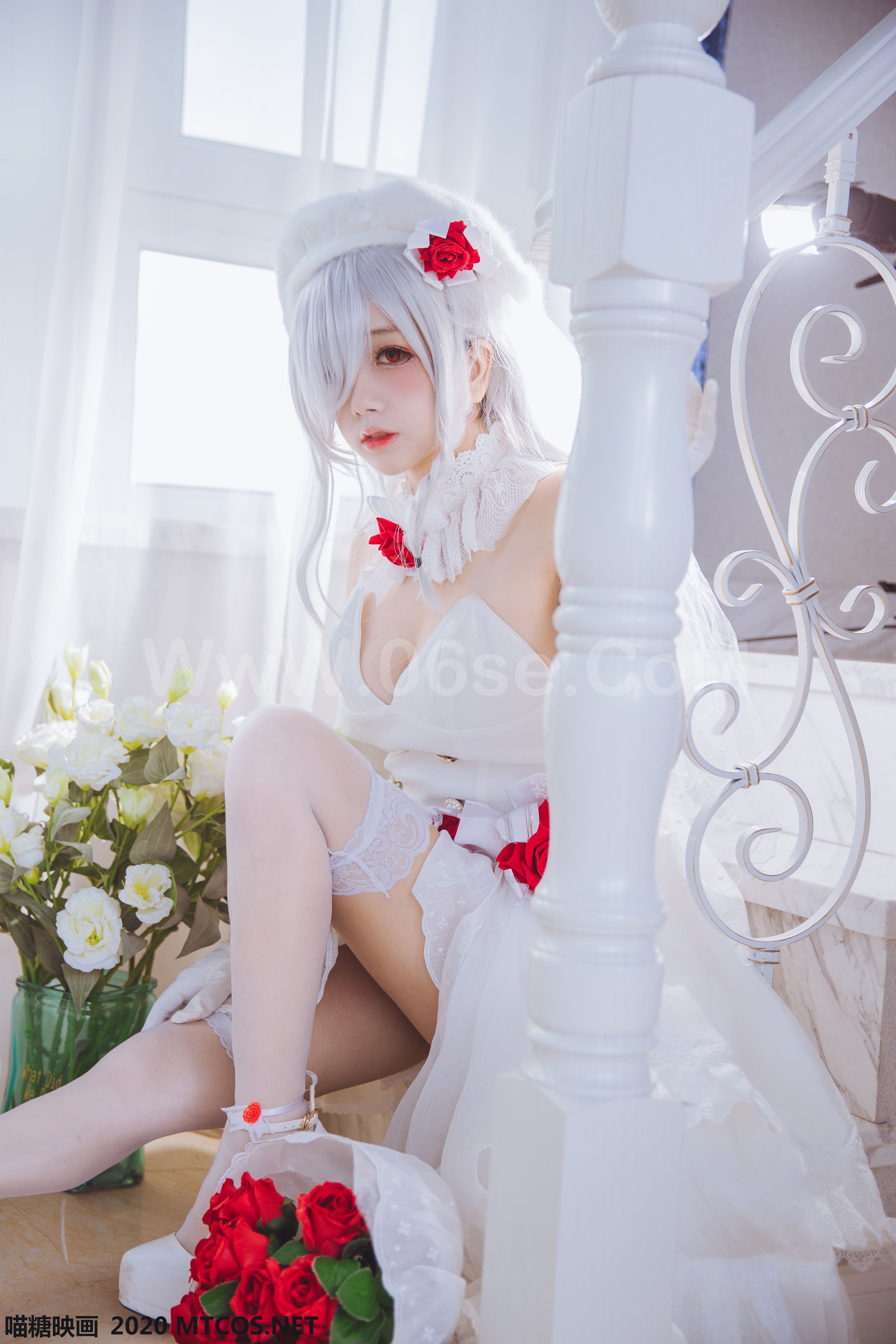 图片[33]-[MTCos] 喵糖映画 Vol.123 花嫁COS-六色网