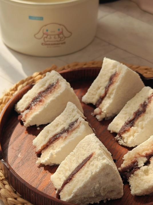 豆沙松糕,过年吃糕,年年高