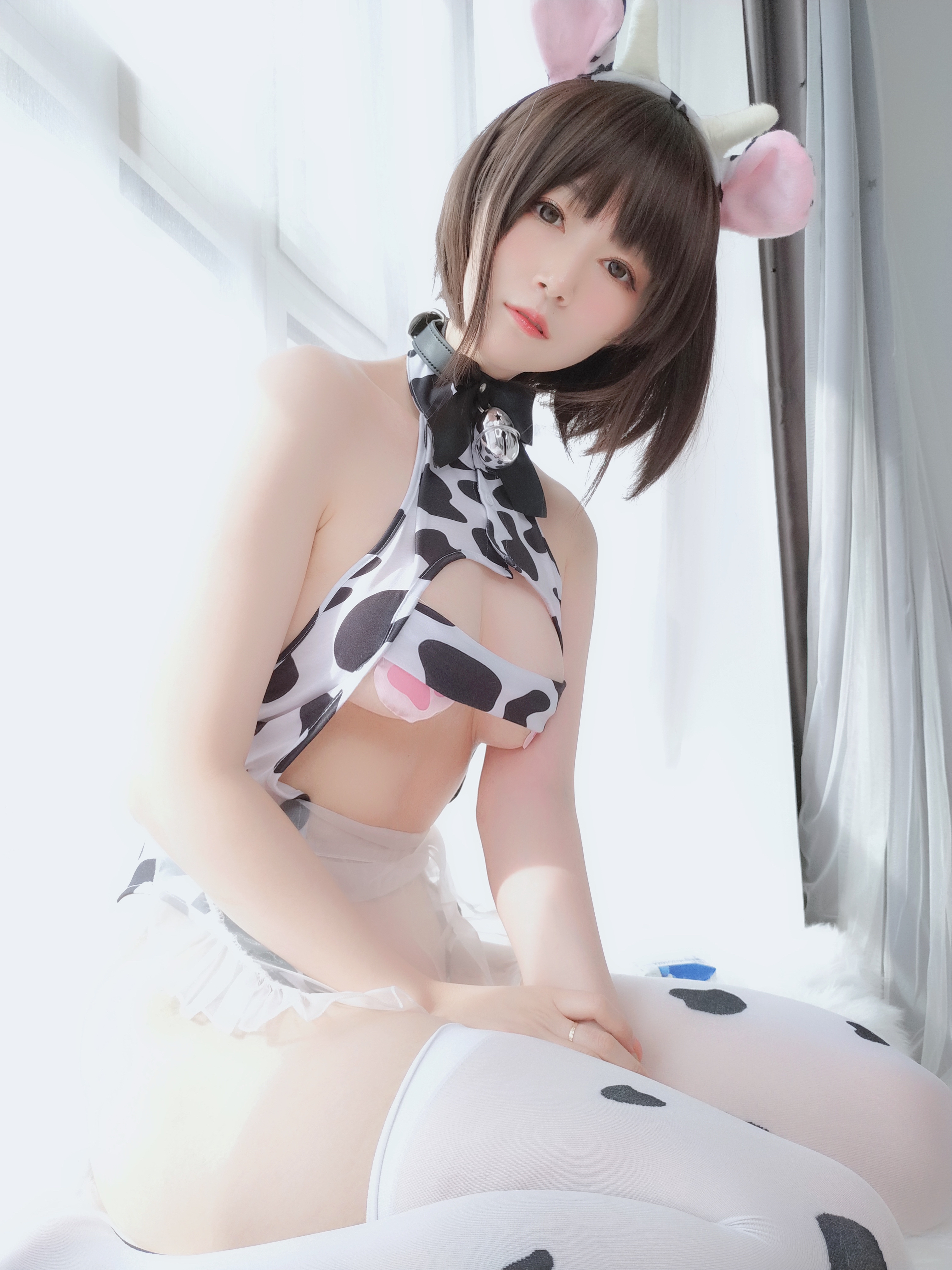 图片[34]-Coser小姐姐白银 NO.021 – 可爱奶牛[100P+3V544M]-六色网