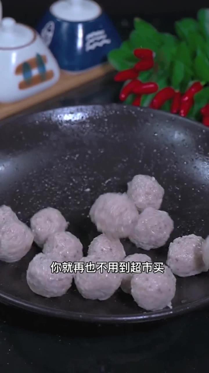 速冻买的肉丸,用什么肉做的你知道吗?自己动手做