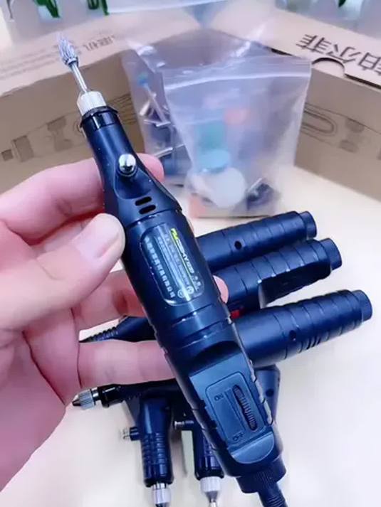 小型手持电动打磨机 去皮刮皮超高效 青鱼石抛光必备