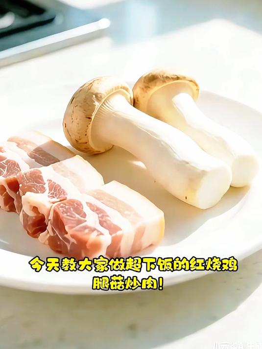 红烧鸡腿菇