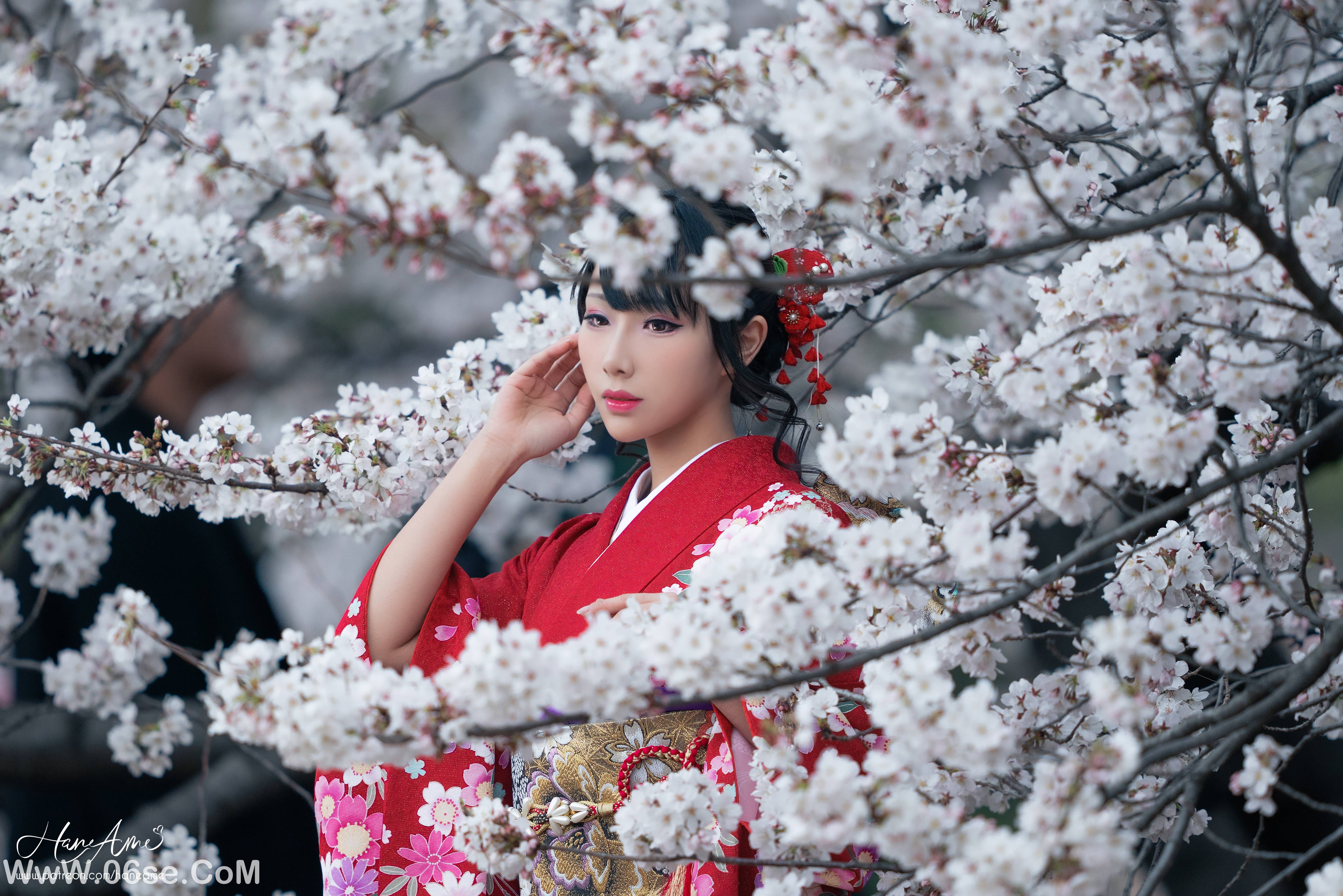 图片[10]-Hane Ame 雨波写真 NO.013 – 赤紅和服[38P736M]-六色网