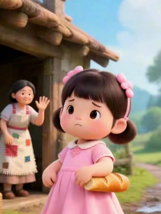 晚安育儿睡前故事：《踩面包的姑娘》