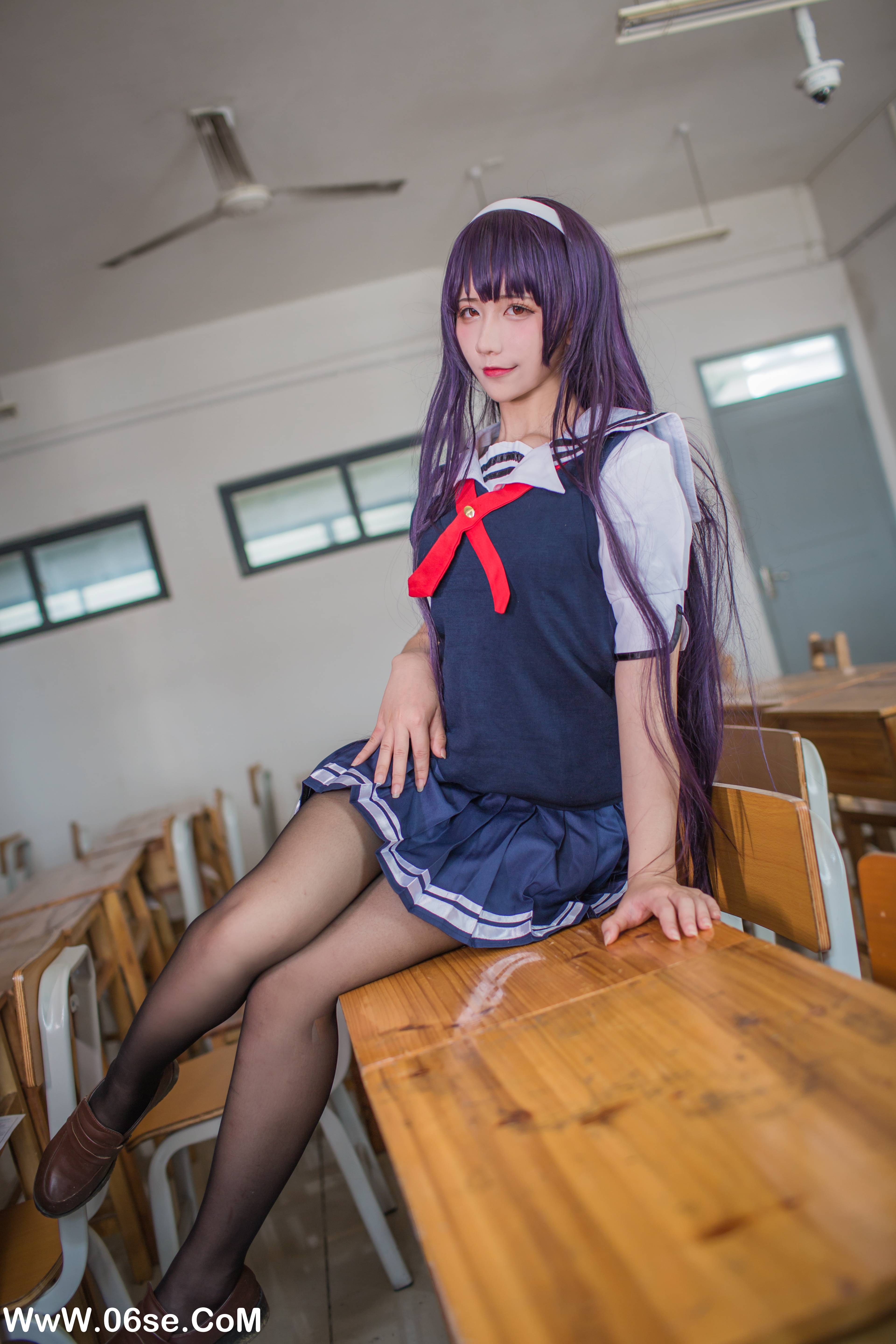 图片[13]-九曲Jean NO.039 – 霞之丘诗羽夏季校服[40P349M]-六色网