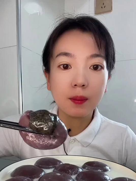 黑芝麻汤圆 紫糯米汤圆 糯叽叽