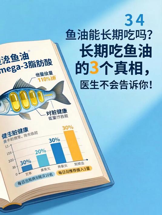鱼油能长期吃吗?长期吃鱼油的3个真相,医生不会告诉你!