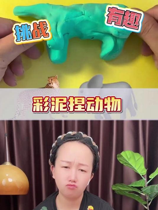 彩泥捏动物比赛,我猜对了,你那?