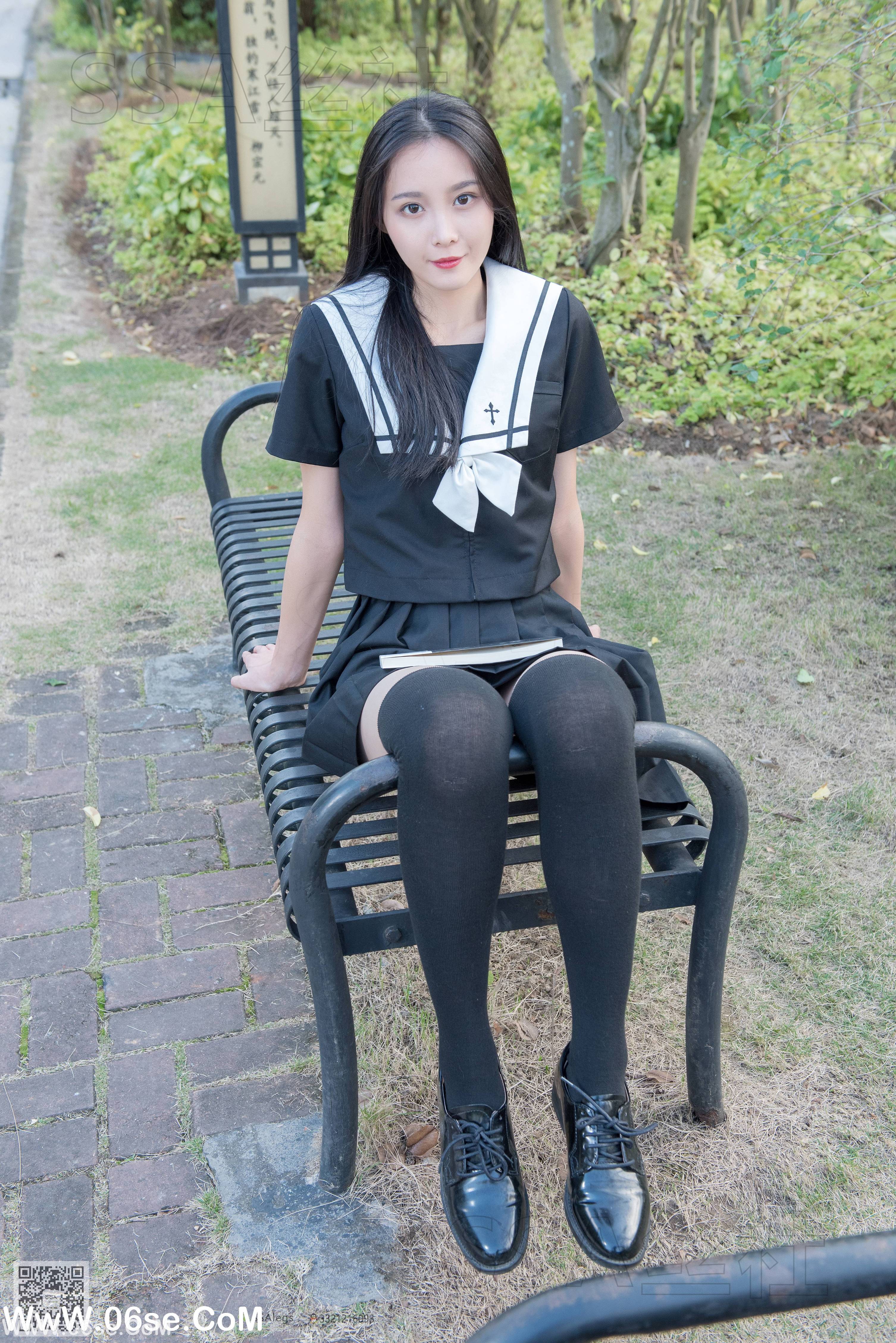 图片[53]-[SSA丝社] NO.060 君君 JK制服游公园[111P2.00G]-六色网