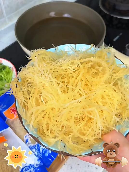 龙须菜是大海里自然生长的海菜没有防腐剂添加剂凉拌清脆爽口y