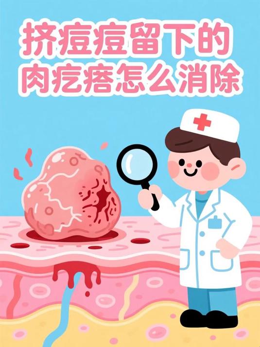 挤痘痘留下的肉疙瘩怎么消除 #健康扬帆季#