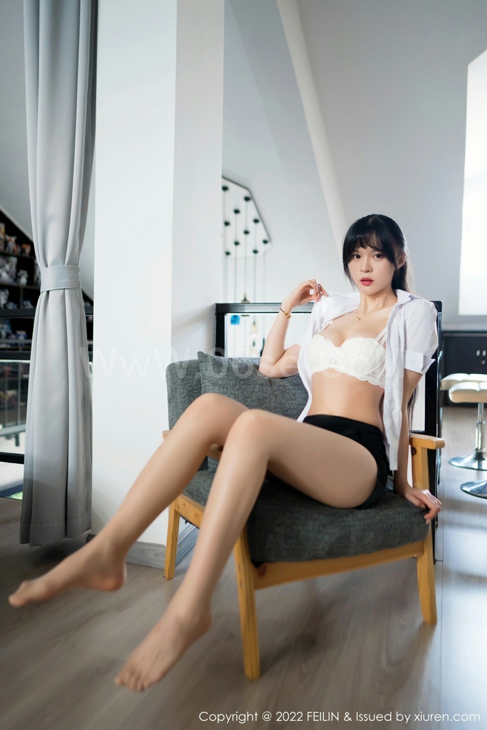图片[14]-[FEILIN嗲囡囡] VOL.440 桃香子-六色网