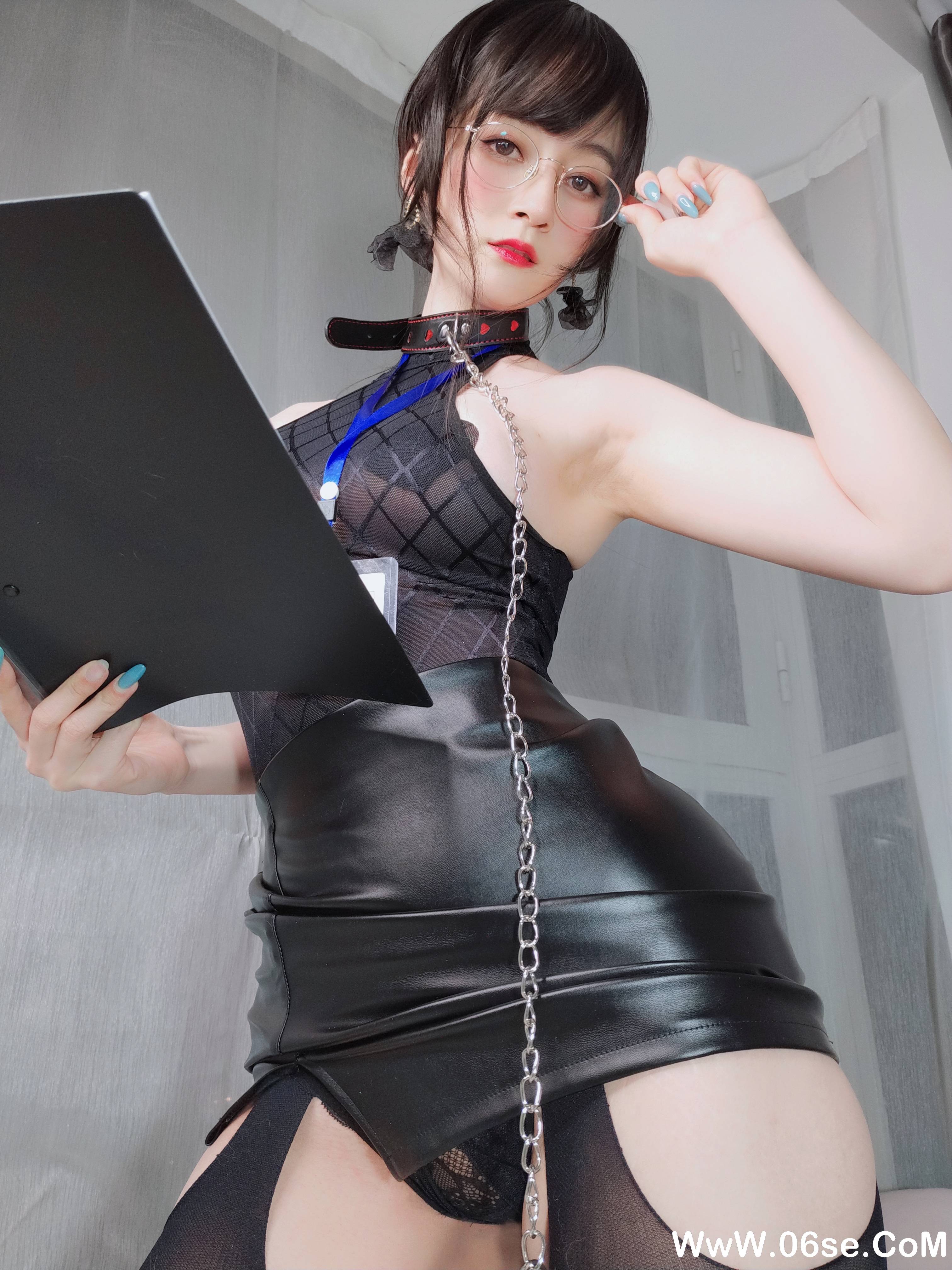 图片[90]-Coser小姐姐白银  NO.088– 黑丝情趣 [144P+8V1.22G]-六色网