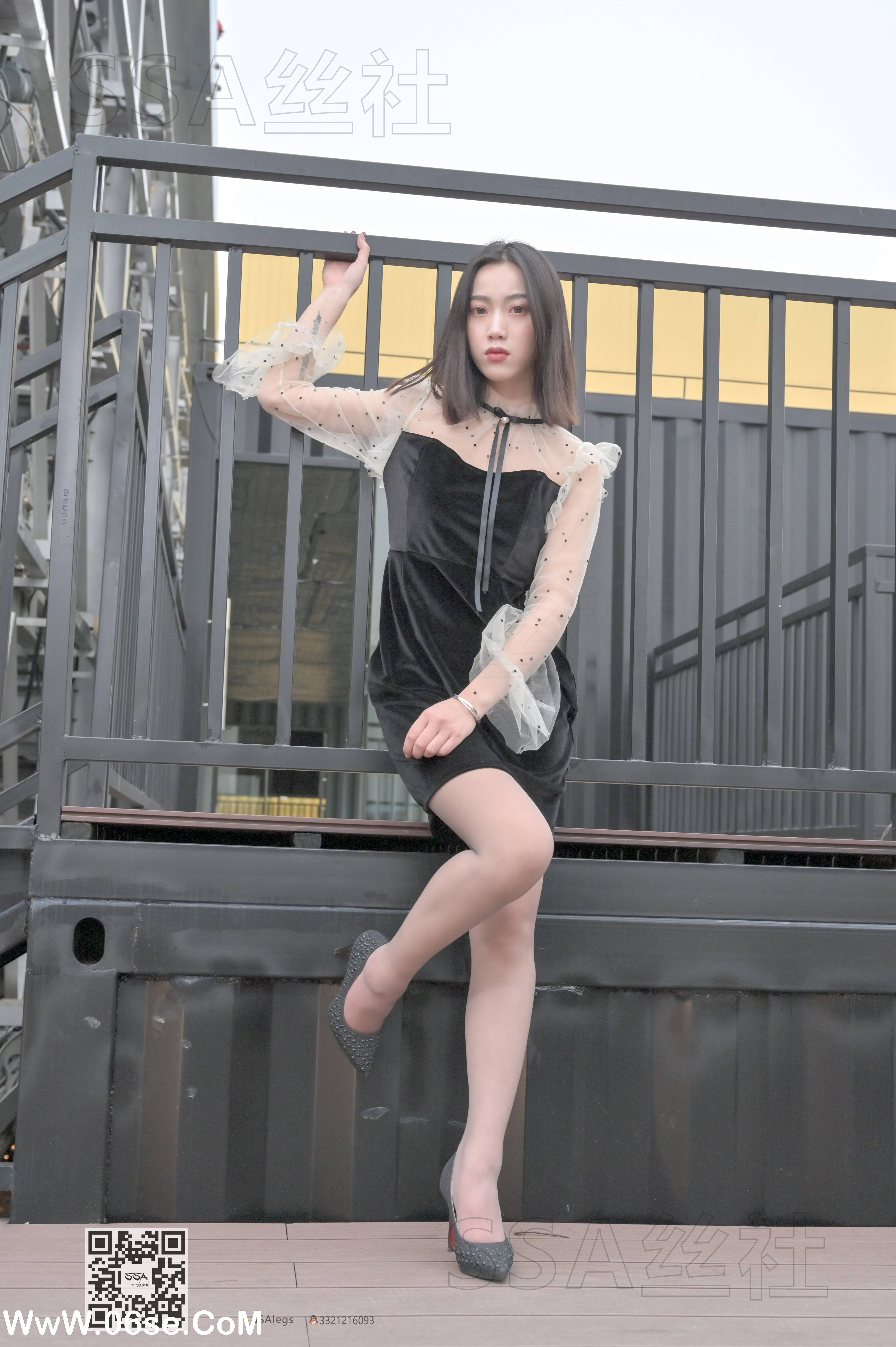 图片[20]-[SSA丝社] NO.096 大大 街拍腿模大大灰丝[145P1.69G]-六色网