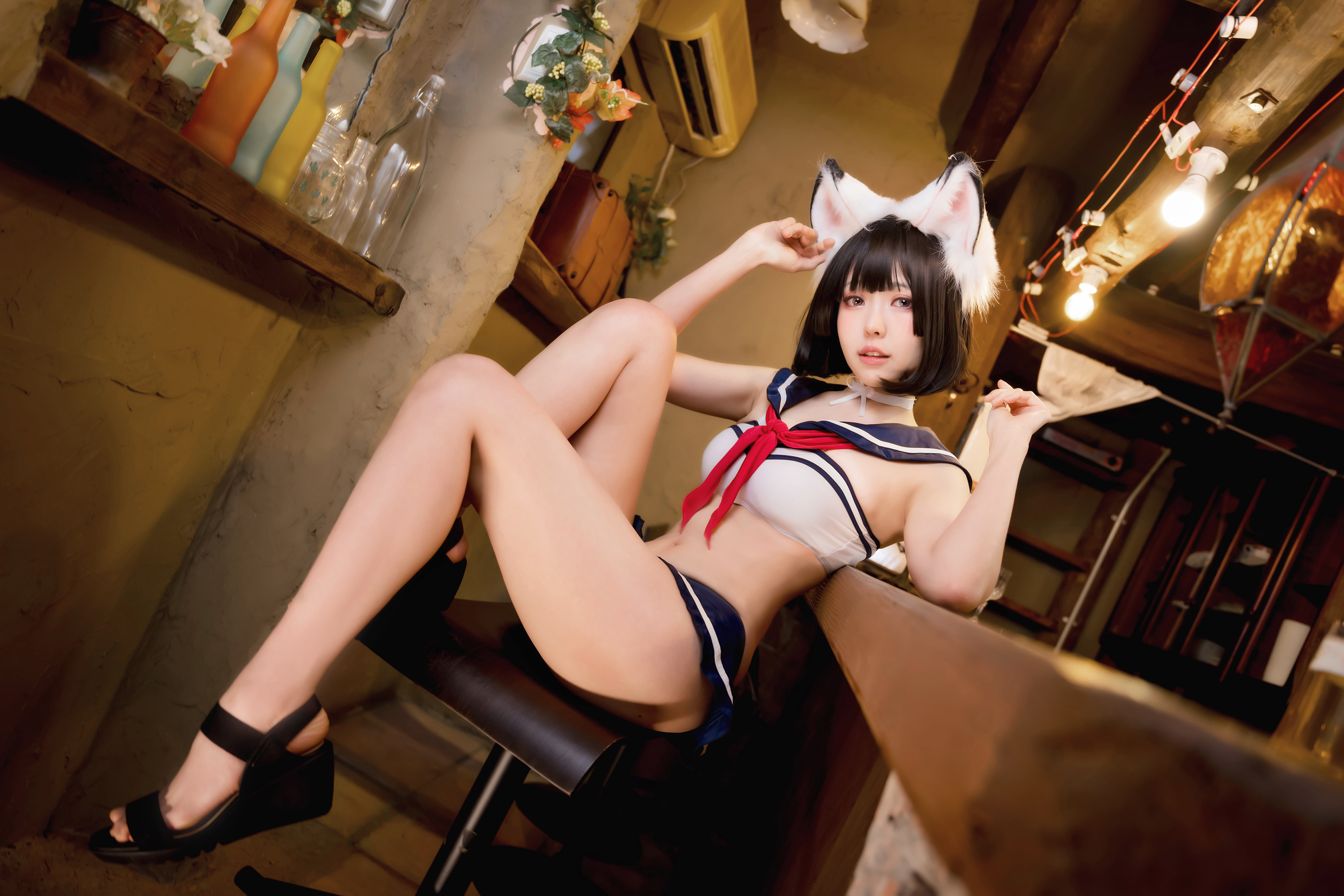 图片[3]-Ely_eee(ElyEE子) NO.041 — 獸耳居酒屋 [31P59M]-六色网