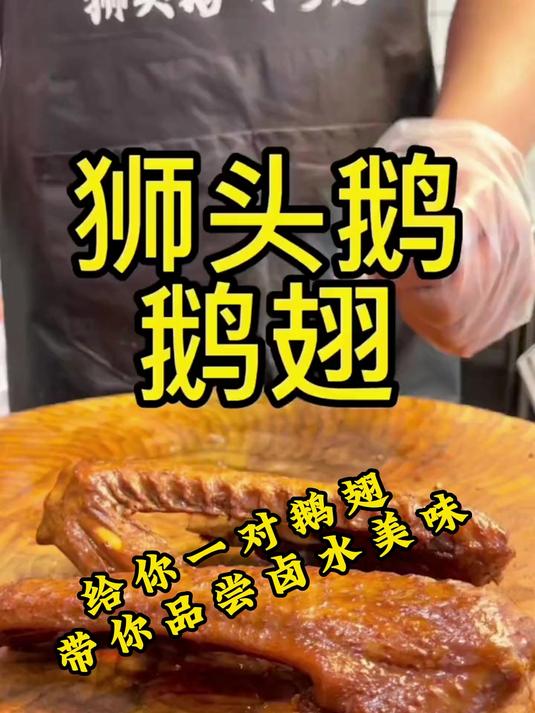 给你一对鹅翅 带你品尝卤水美味