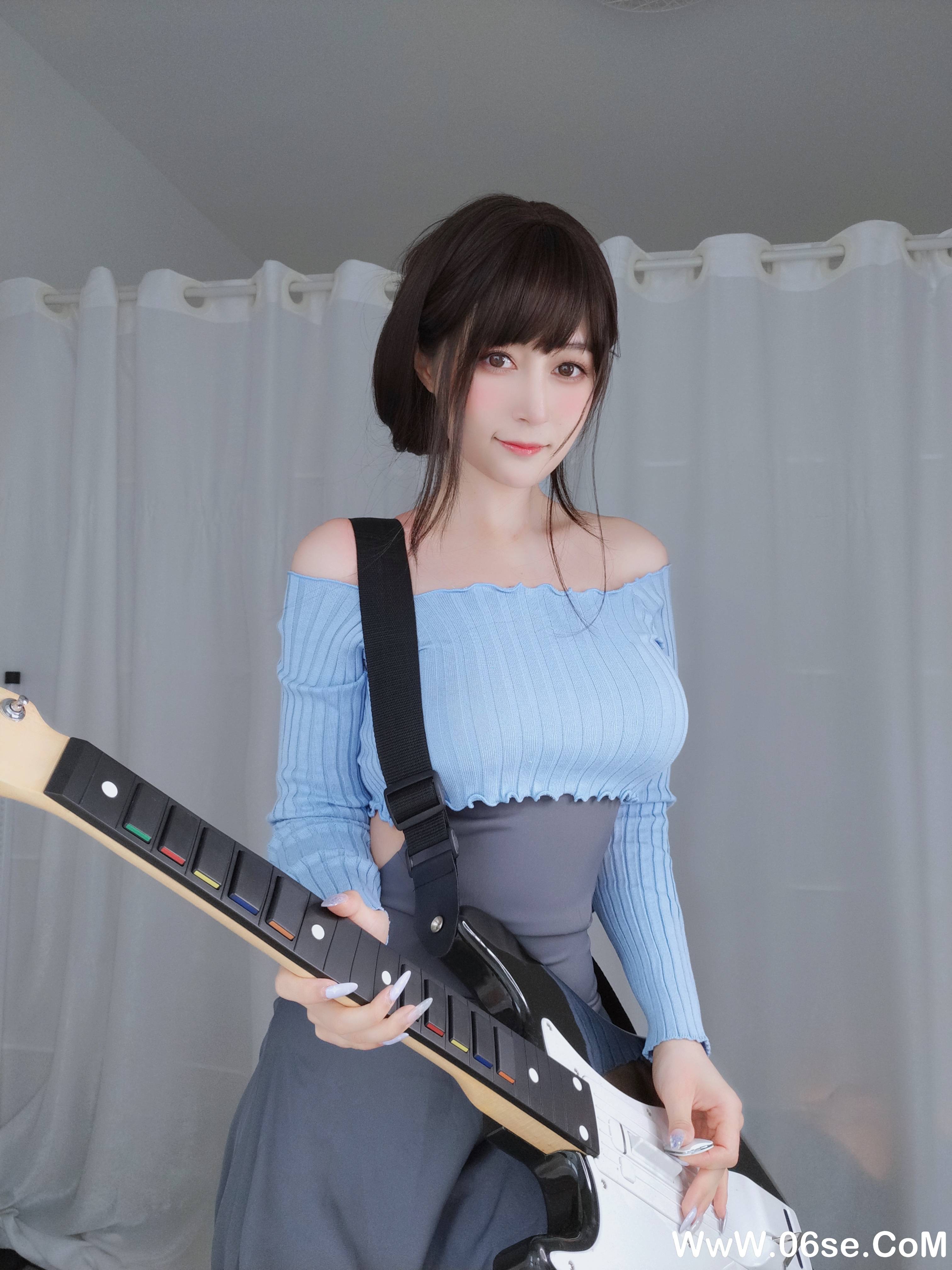图片[46]-Coser小姐姐白银 NO.093 – 吉他妹妹 [164P888M]-六色网