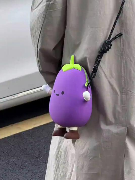 创意迷你小土豆 可爱蔬菜卡通钥匙扣收纳包
