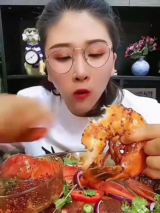 超大黑虎虾配稀饭！清淡鲜，超养胃