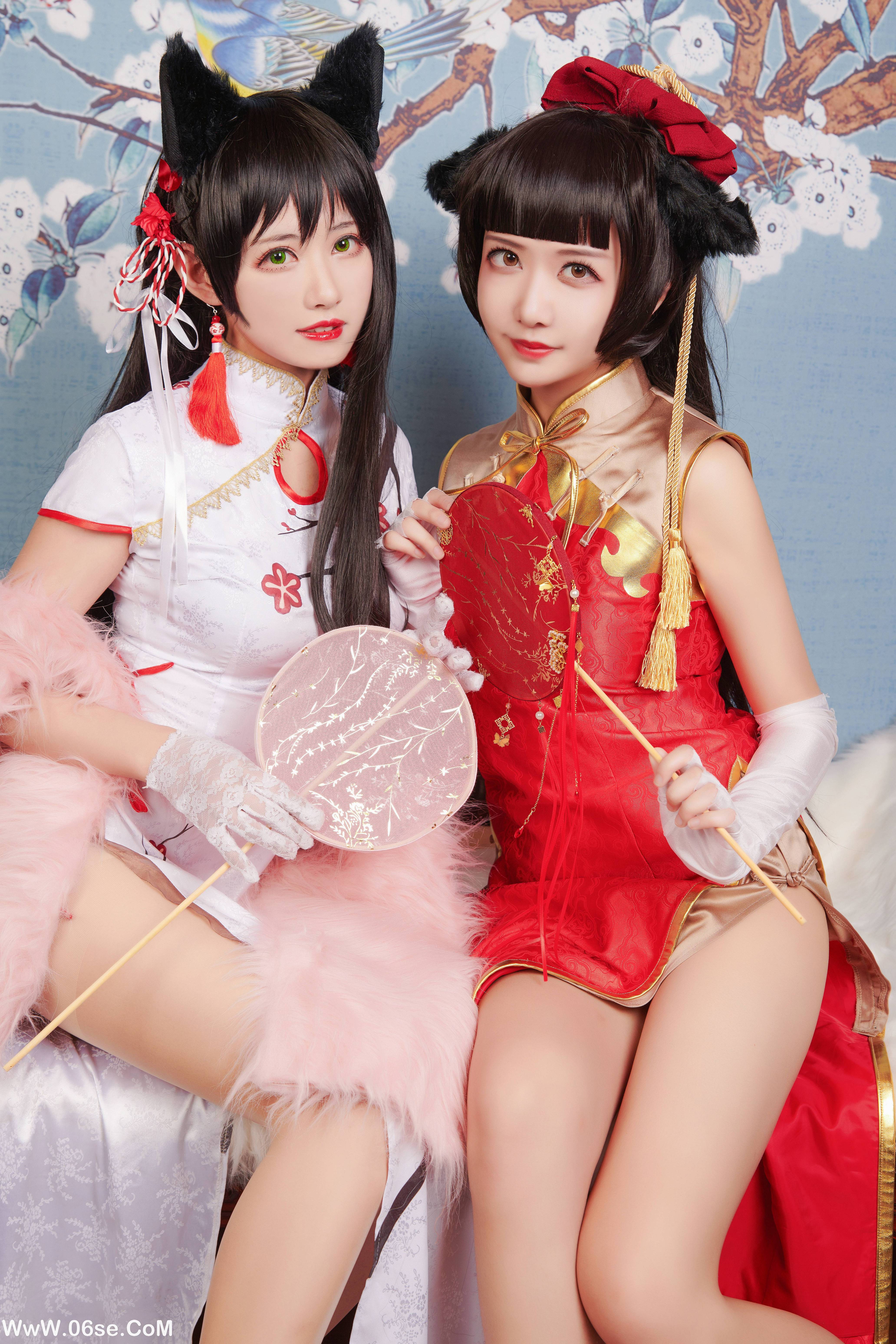 图片[4]-源纱希喵喵喵 NO.004 &Meiyi_烛墨 犬獒旗袍 [12P157M]-六色网