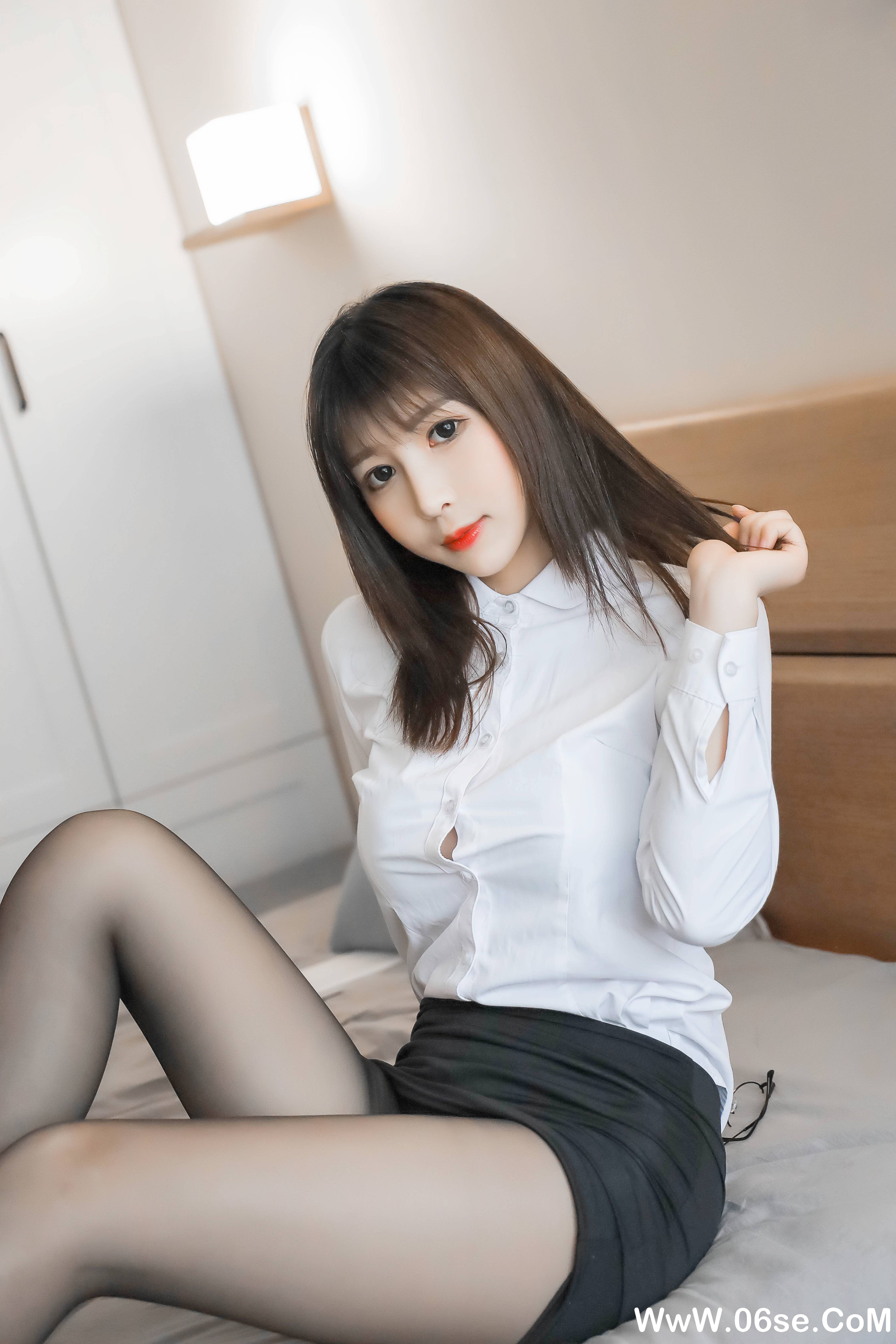 图片[7]-黑米粥 NO.002 – 黑丝OL[34P131M]-六色网