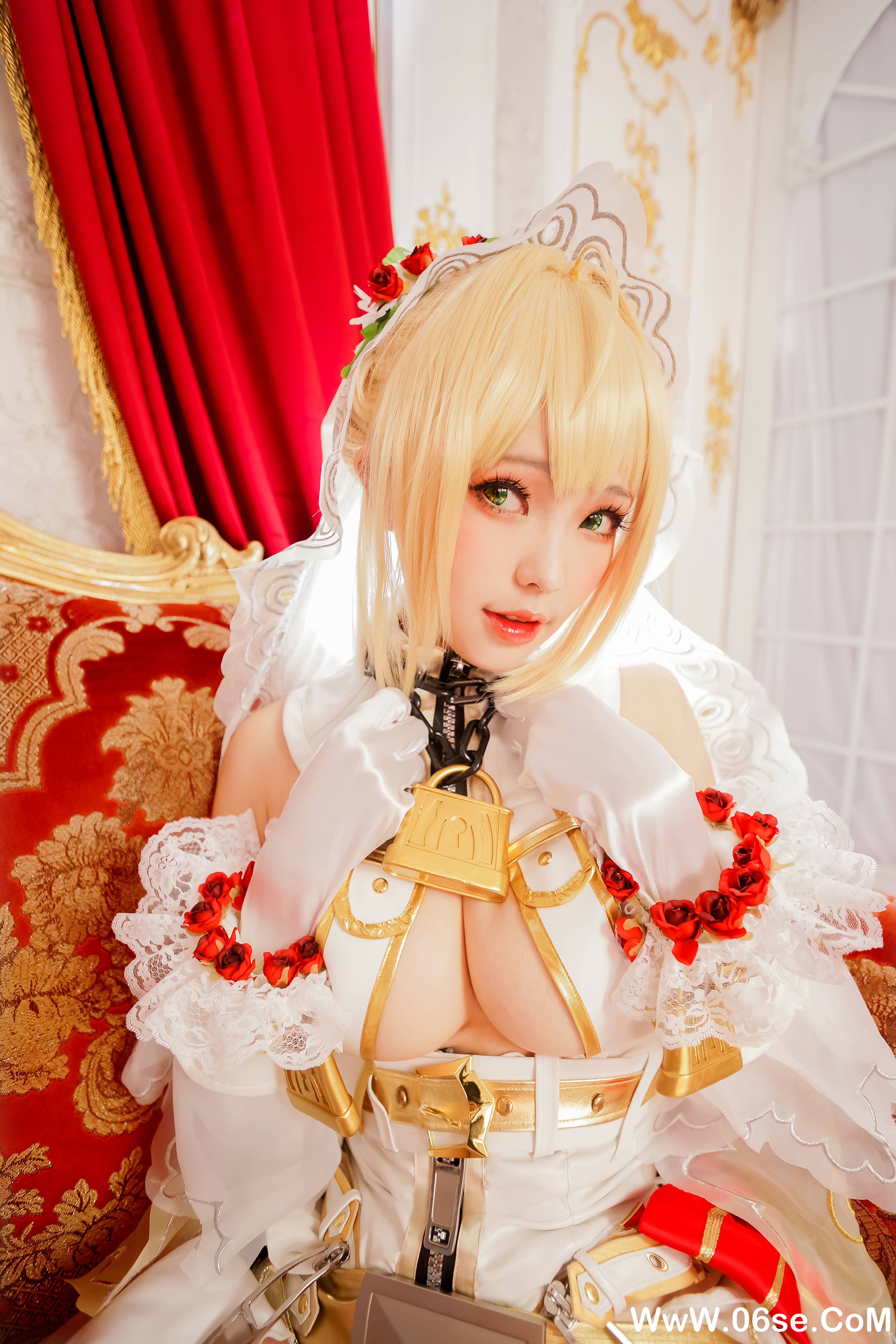Ely_eee(ElyEE子) NO.027 — 尼禄 婚纱[12P70M]-六色网