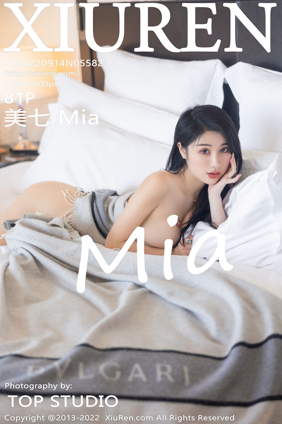 【XiuRen秀人網】2022.09.14 Vol.5582 美七Mia【81P】-六色网
