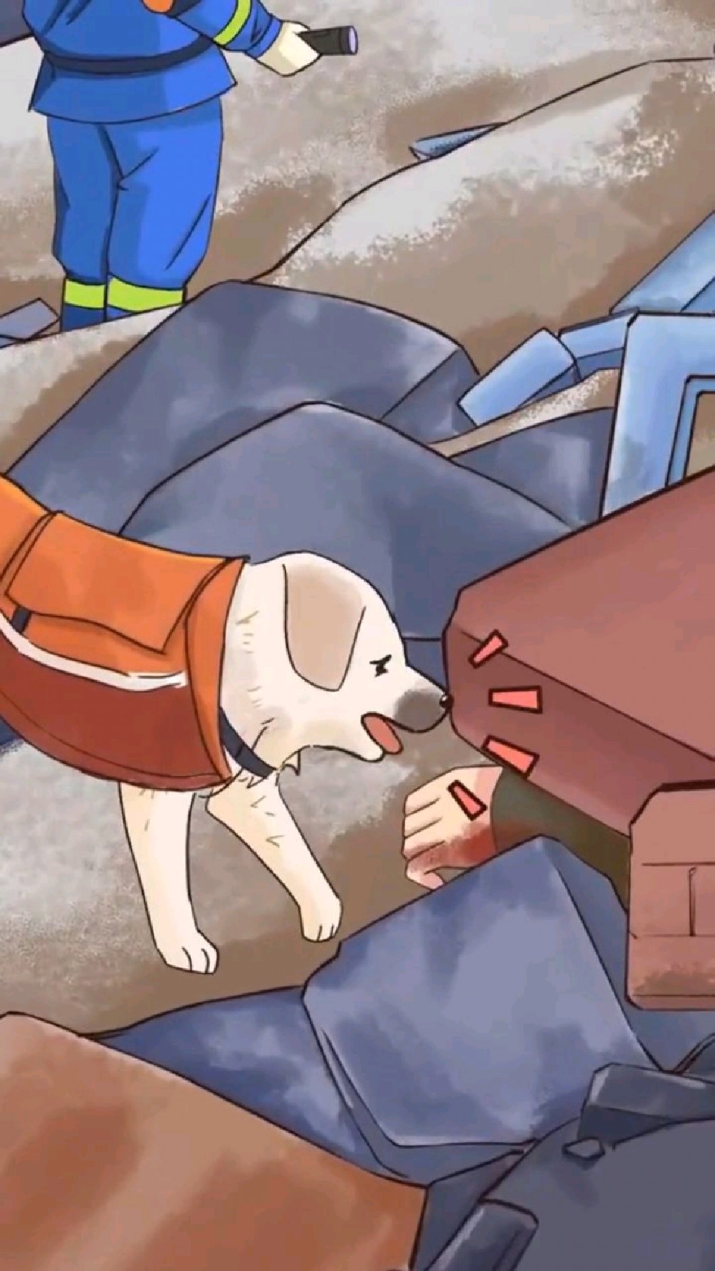 就算你是狗肉火锅店老板,当灾难来临之际,我也一样拯救你!致敬特殊英雄!