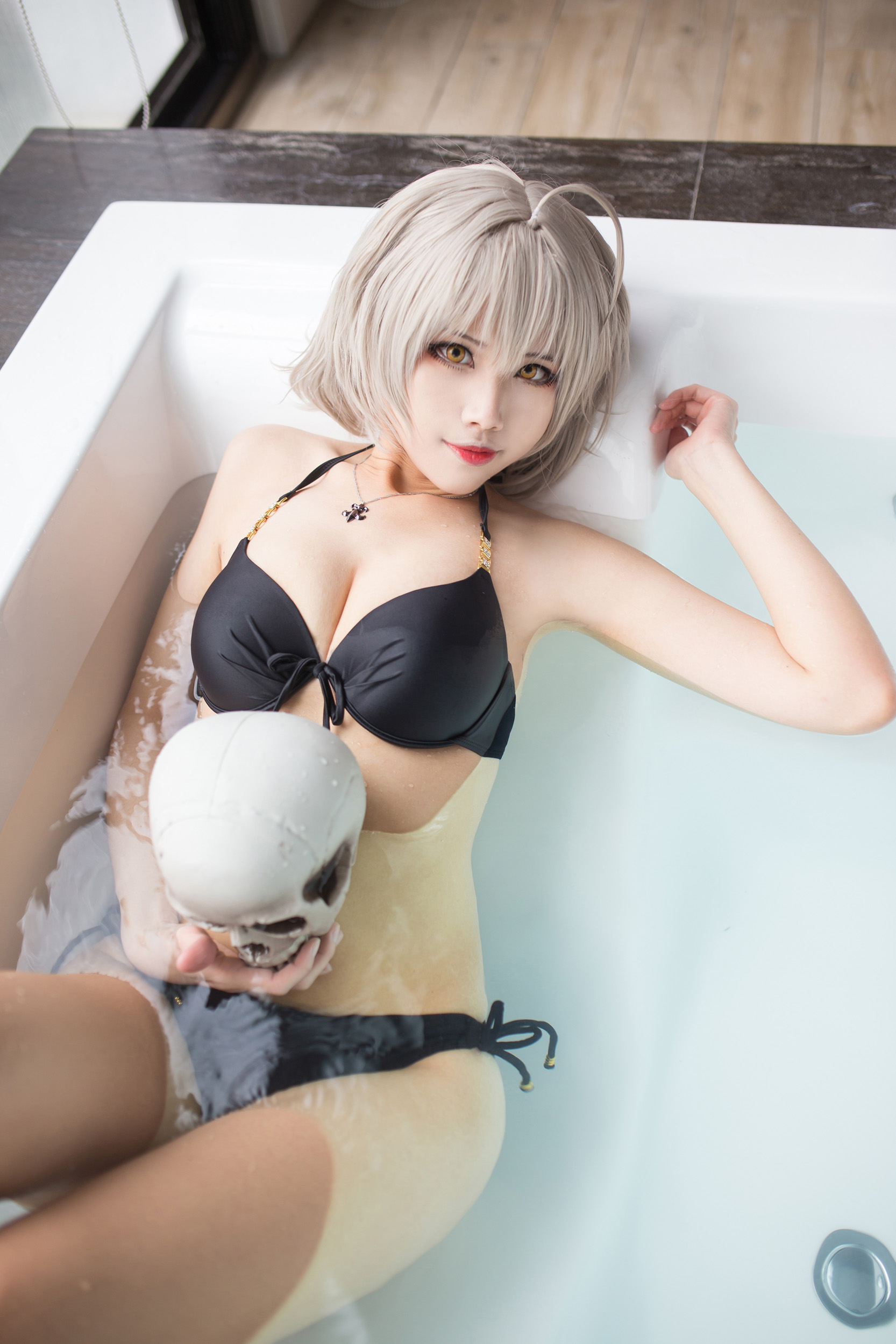 图片[64]-Coser萱-KaYa NO.132 — 黑贞 黑呆毛下着[83P45M]-六色网