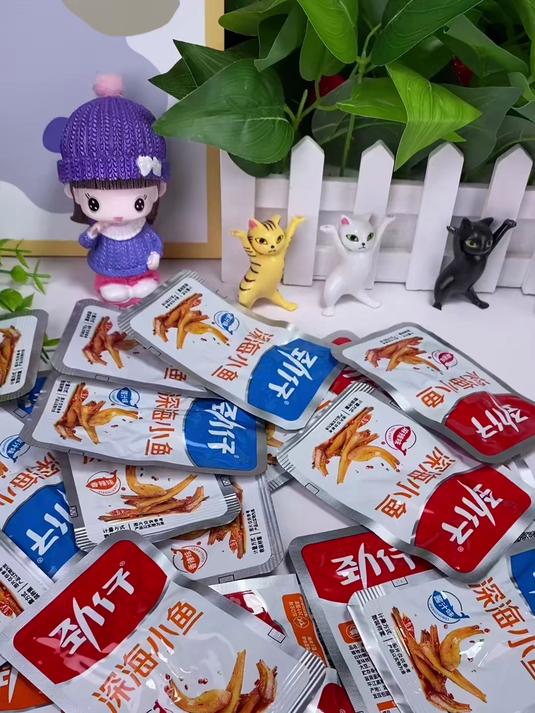 劲仔小鱼干 劲仔小鱼仔小鱼干湖南特产即食盒装香辣卤味鱼干
