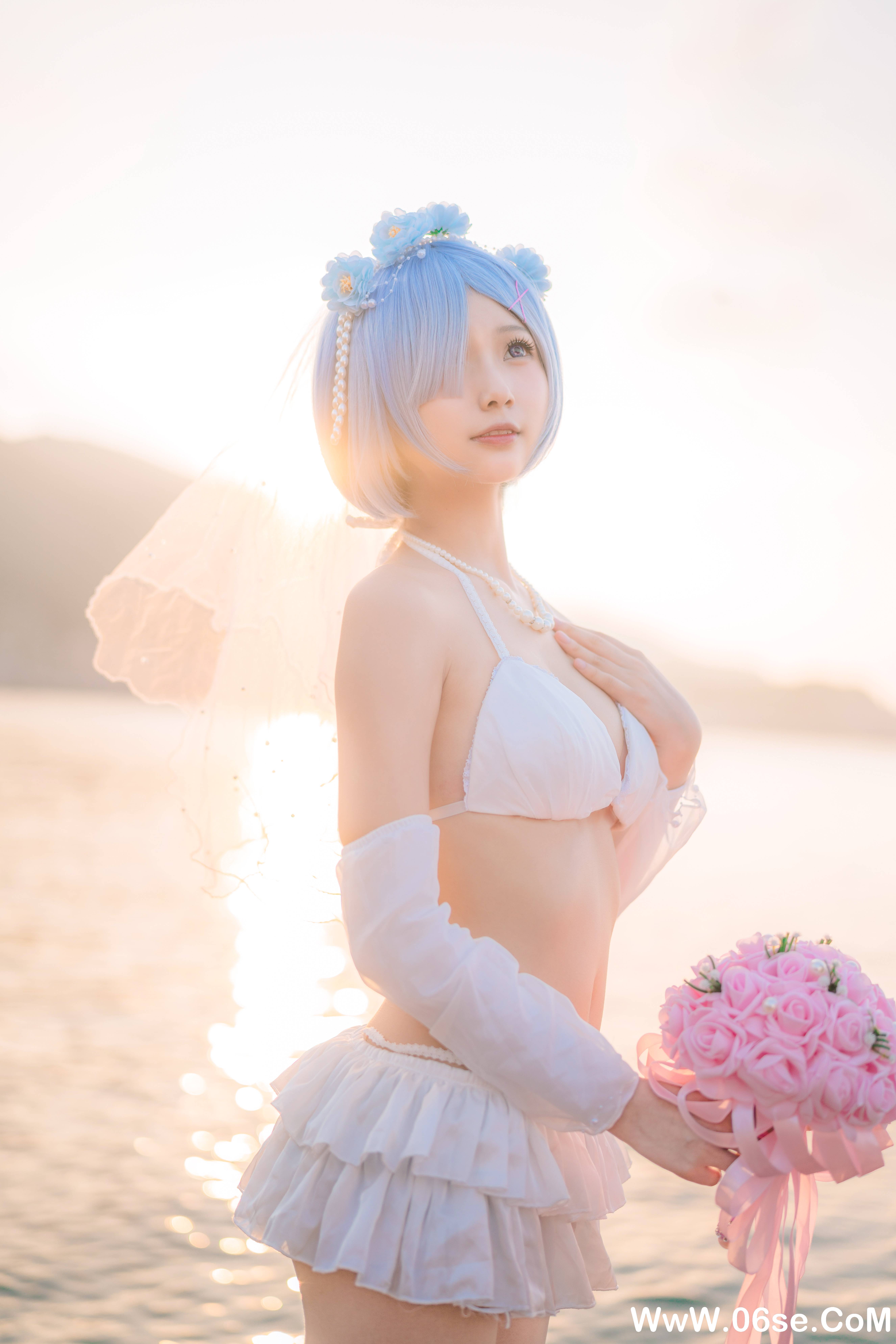 图片[12]-橙喵 NO.002 — 蕾姆 比基尼花嫁 [21P197M]-六色网