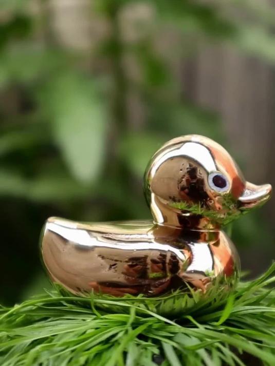 小黄鸭模具铸铜铝合金金属摆件教程