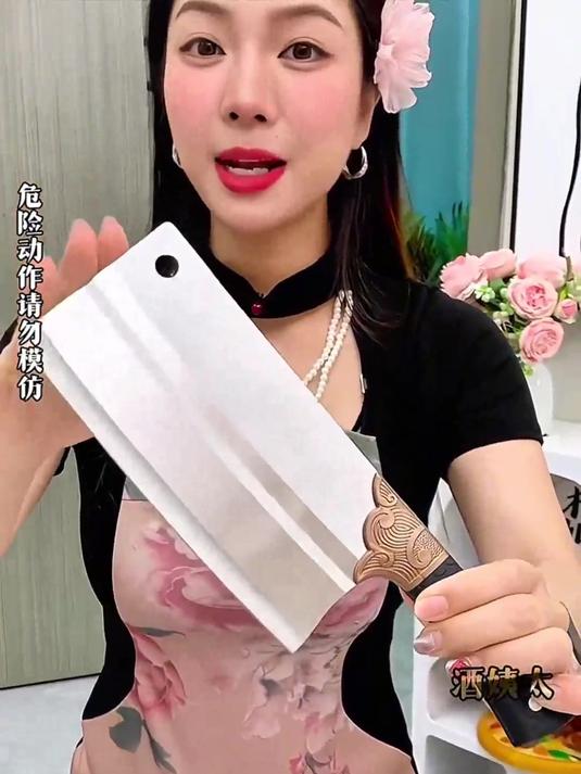 多功能法鼎合金菜刀家用厨房切菜切肉斩切神器锋利耐用