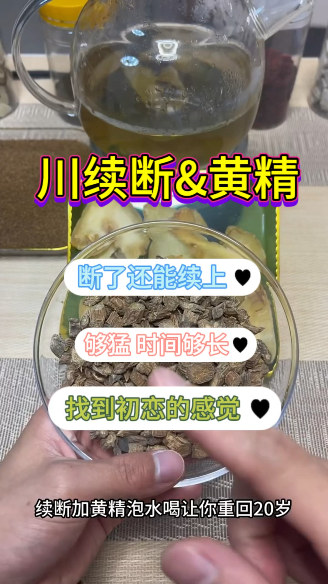 川续断&黄精,找回初恋般的感觉!