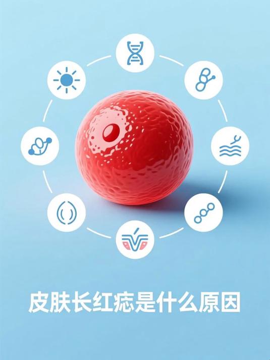皮肤长红痣是什么原因