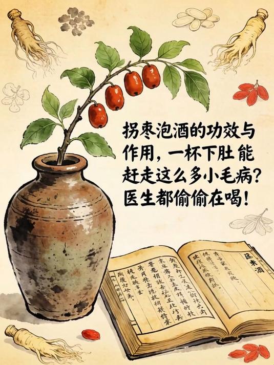 拐枣泡酒的功效与作用,一杯下肚竟能赶走这么多小毛病?医生都偷偷在喝!