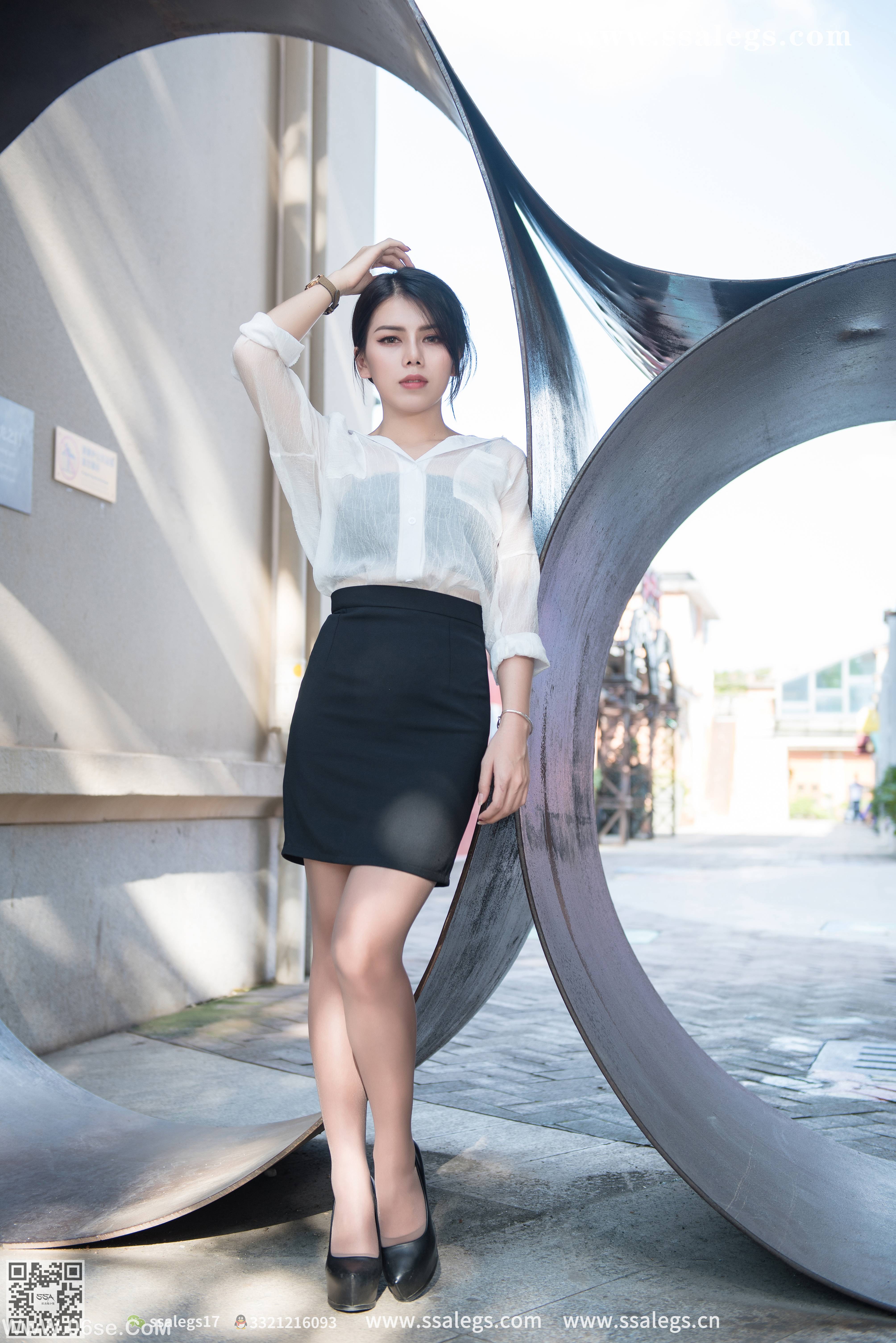 图片[9]-[SSA丝社] NO.021 混血美女芷沫浪漫咖啡色丝袜街拍[99P1.26G]-六色网