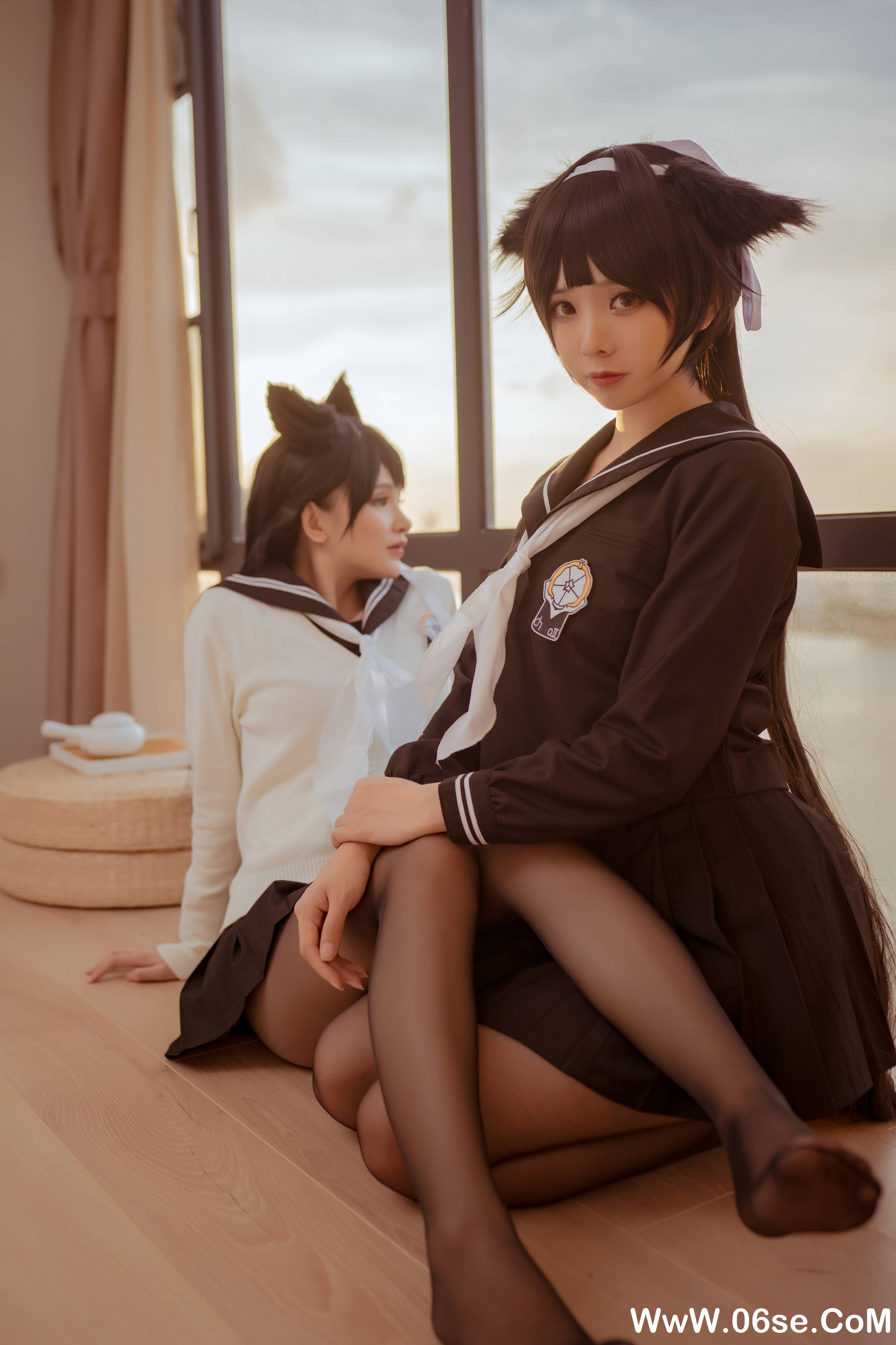 图片[16]-前羽 NO.008 — 小野妹子w 校服 [28P250M]-六色网