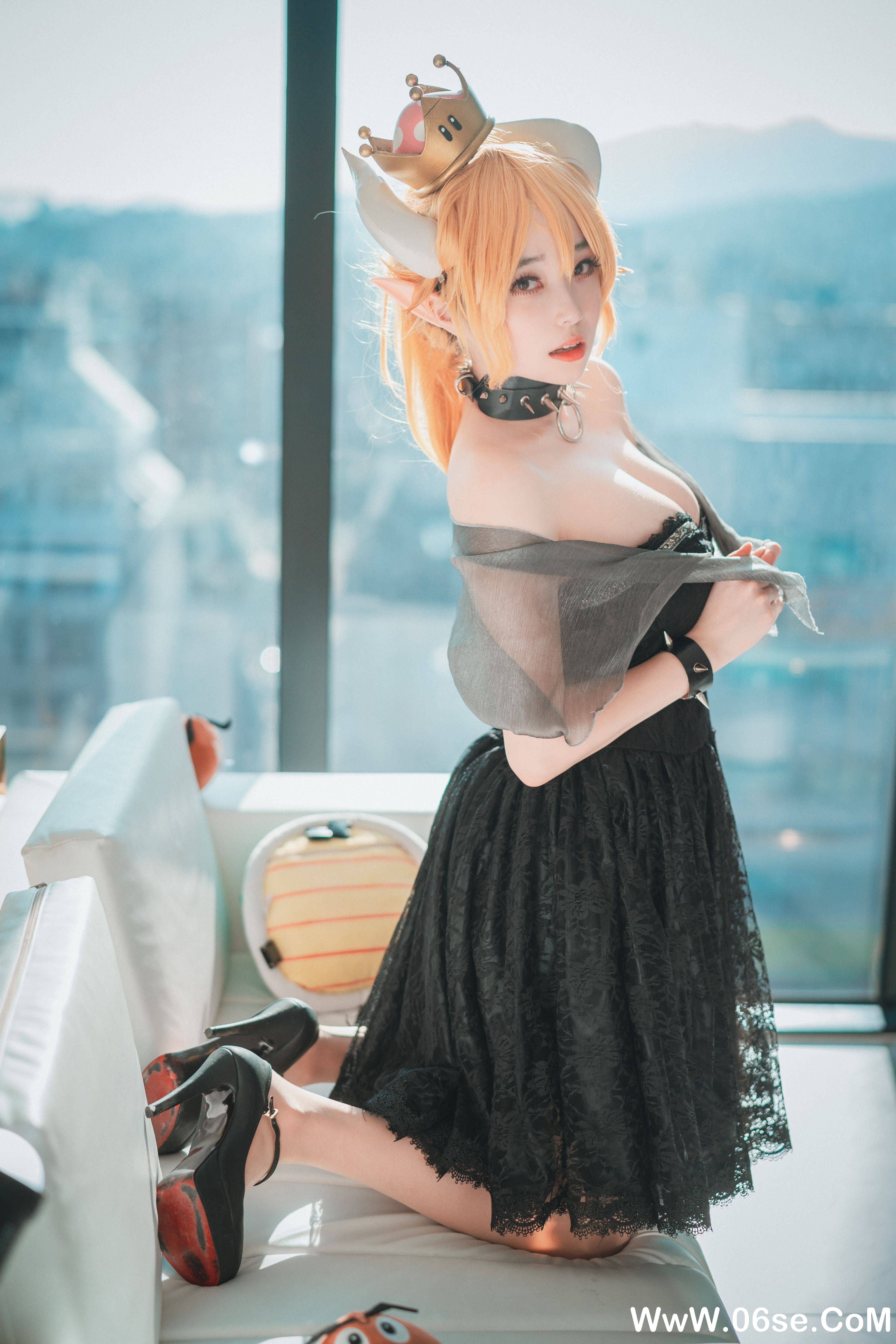 图片[17]-DJAWA – NO.044 Halloween with Bowsette [50P370M]-六色网