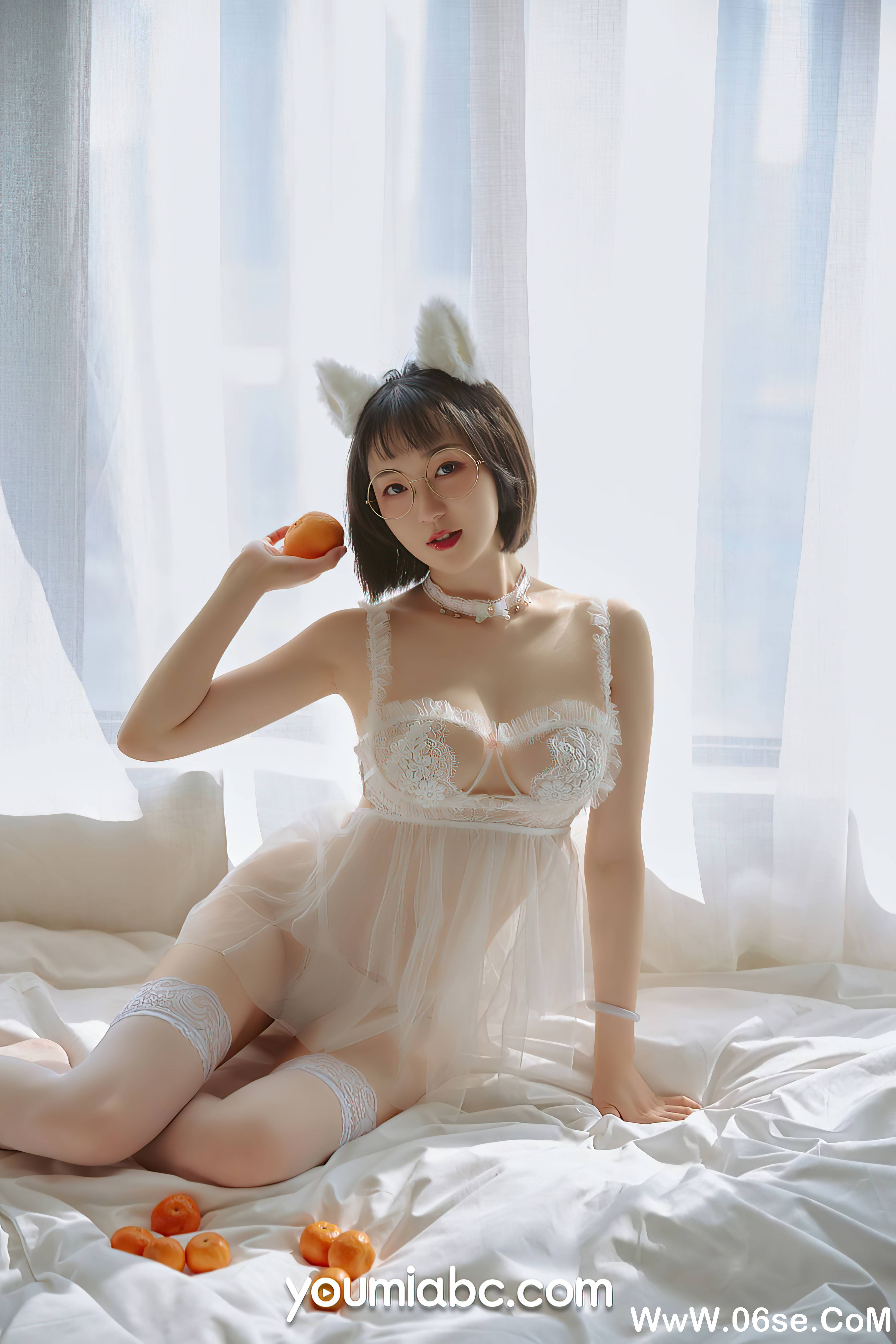 图片[7]-[YouMi尤蜜] 2021.07.15 猫系女孩饲养法则 龙女宝宝[32+1P540M]-六色网