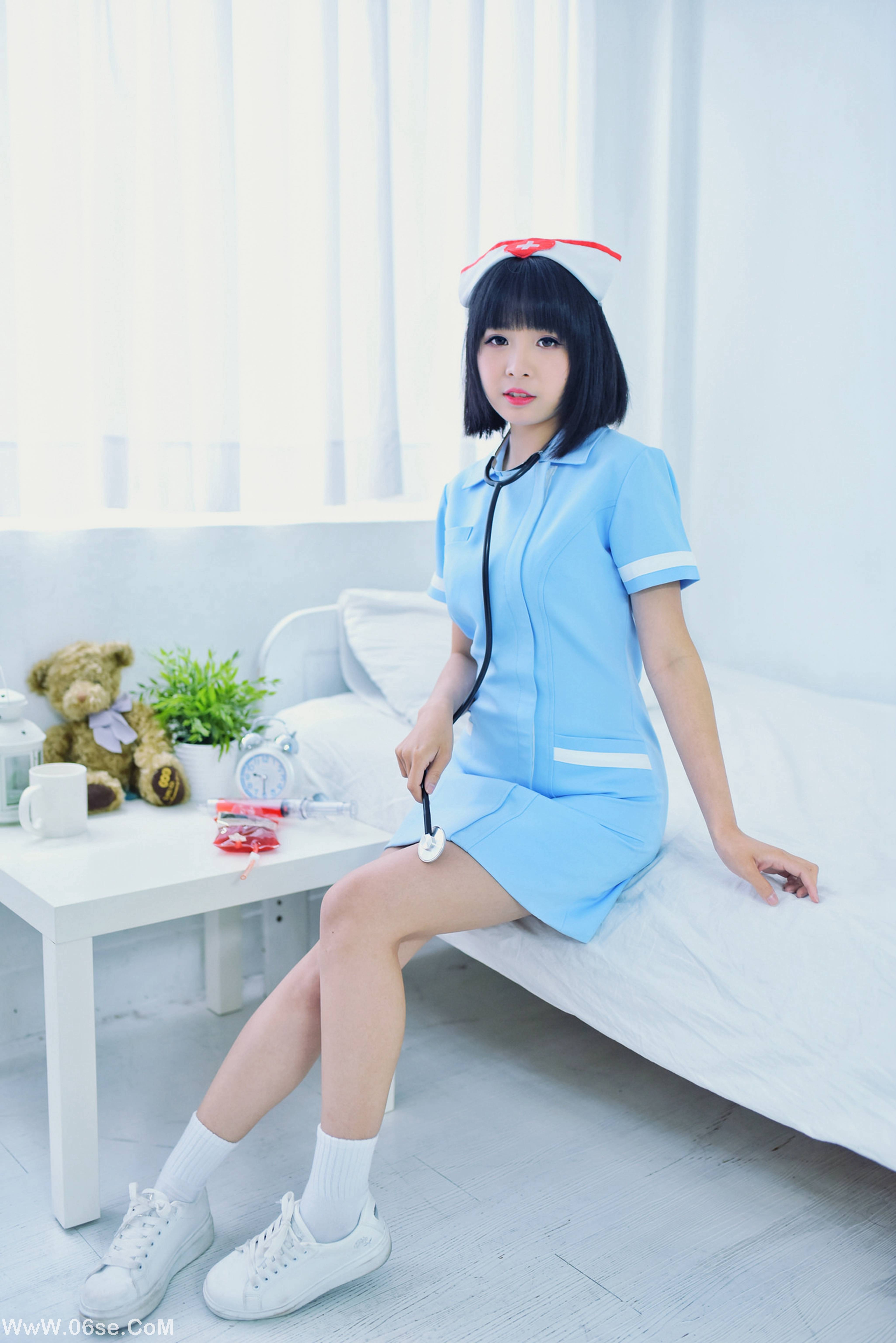 图片[39]-制服の女生 NO.004 海琳 护士与女仆[40P224M]-六色网