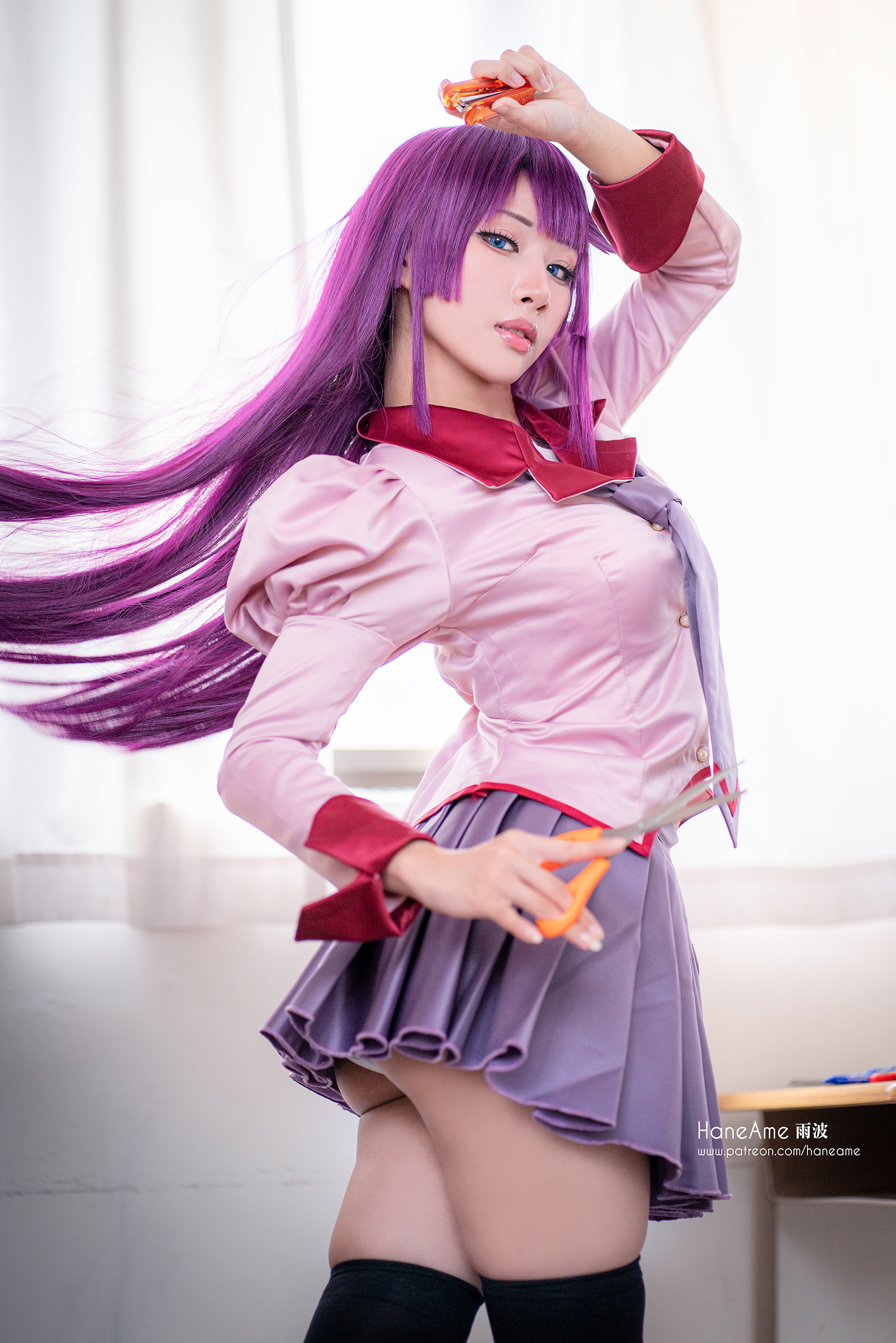 图片[9]-Hane Ame 雨波写真 NO.023 – 化物语 战场原[17P+1V86M]-六色网